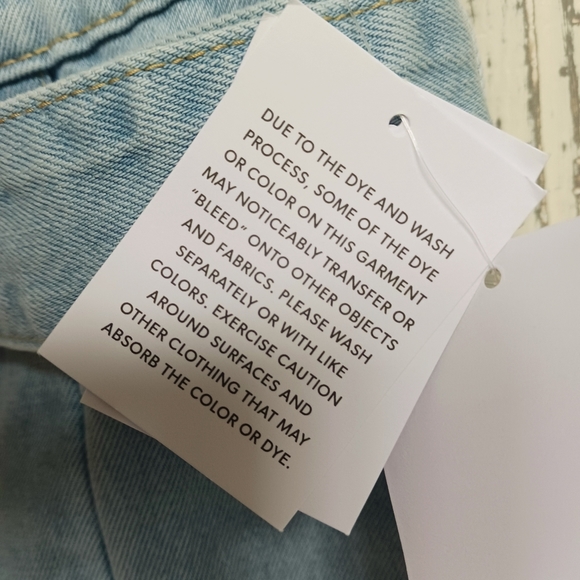 Paperbag Bermuda Denim Shorts Sz 28 MSRP $59.95 - Picture 10 of 10